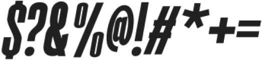 Galfego-Italic otf (400) Font OTHER CHARS