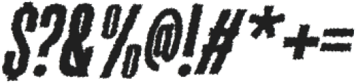 Galfego Rough Italic otf (400) Font OTHER CHARS
