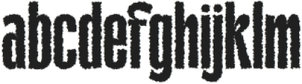 Galfego Rough Regular otf (400) Font LOWERCASE