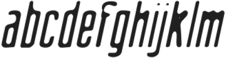 GalfegoBlur-Italic otf (400) Font LOWERCASE