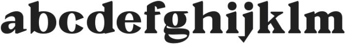 Galgey Black otf (900) Font LOWERCASE