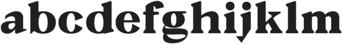 Galgey Black ttf (900) Font LOWERCASE