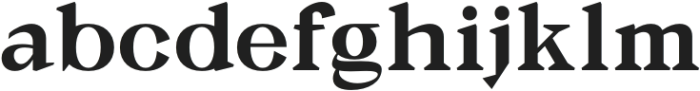 Galgey-Bold otf (700) Font LOWERCASE