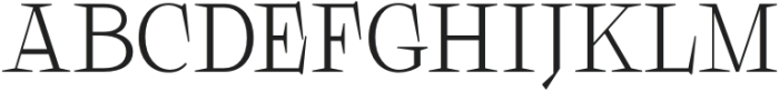 Galgey Light otf (300) Font UPPERCASE