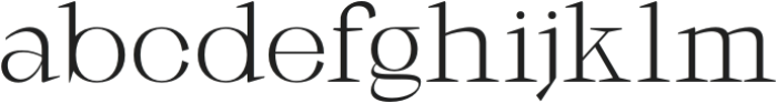 Galgey Light otf (300) Font LOWERCASE