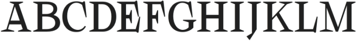 Galgey Medium otf (500) Font UPPERCASE