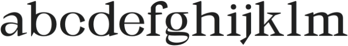 Galgey Medium otf (500) Font LOWERCASE