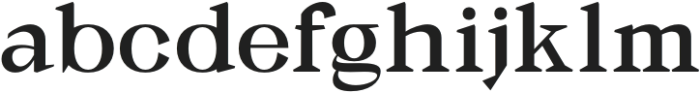 Galgey Semi Bold otf (600) Font LOWERCASE