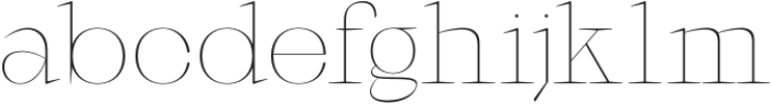 Galgey Thin otf (100) Font LOWERCASE