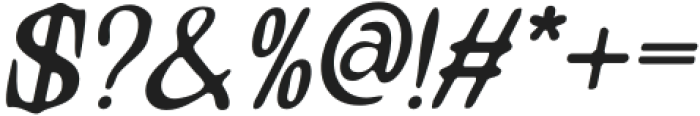 GalgeyBlur-Italic otf (400) Font OTHER CHARS