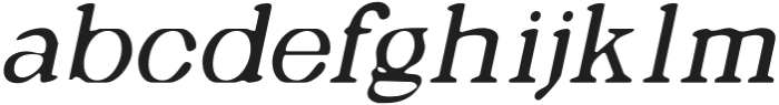 GalgeyBlur-Italic otf (400) Font LOWERCASE