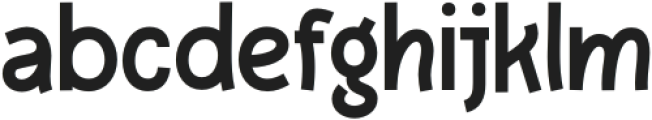 Galigo-Regular otf (400) Font LOWERCASE