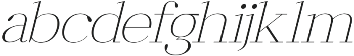 Galiken Italic otf (400) Font LOWERCASE