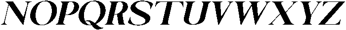 Galino Black Expanded Slanted otf (900) Font UPPERCASE