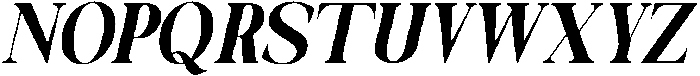 Galino Black Extra Cond Slanted otf (900) Font UPPERCASE
