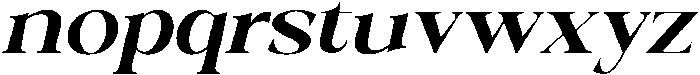 Galino Black Extra Exp Slanted otf (900) Font LOWERCASE