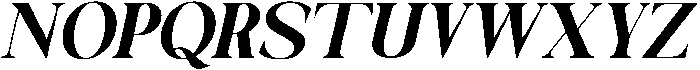 Galino Black Semi Cond Slanted otf (900) Font UPPERCASE