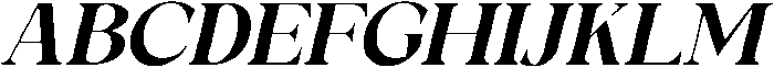 Galino Black Semi Exp Slanted otf (900) Font UPPERCASE