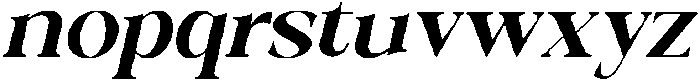 Galino Black Semi Exp Slanted otf (900) Font LOWERCASE