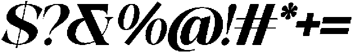 Galino Black Slanted otf (900) Font OTHER CHARS
