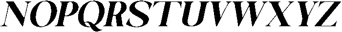 Galino Black Slanted otf (900) Font UPPERCASE