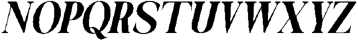 Galino Black Ultra Cond Slanted otf (900) Font UPPERCASE