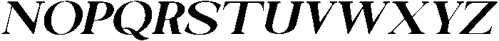 Galino Black Ultra Exp Slanted otf (900) Font UPPERCASE