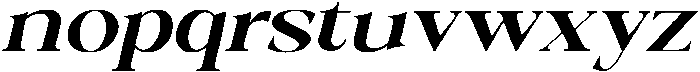 Galino Black Ultra Exp Slanted otf (900) Font LOWERCASE