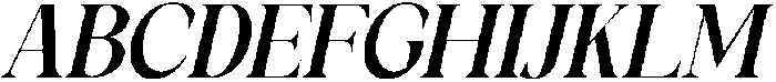 Galino Bold Condensed Slanted otf (700) Font UPPERCASE