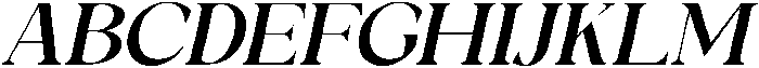 Galino Bold Expanded Slanted otf (700) Font UPPERCASE