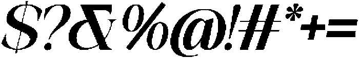 Galino Bold Semi Cond Slanted otf (700) Font OTHER CHARS