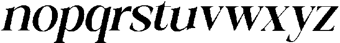 Galino Bold Semi Cond Slanted otf (700) Font LOWERCASE