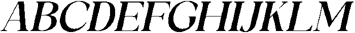 Galino Bold Semi Exp Slanted otf (700) Font UPPERCASE