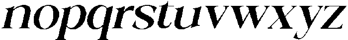 Galino Bold Semi Exp Slanted otf (700) Font LOWERCASE