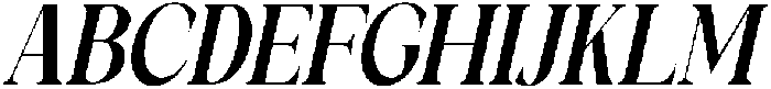 Galino Bold Ultra Cond Slanted otf (700) Font UPPERCASE