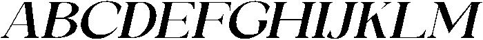 Galino Bold Ultra Exp Slanted otf (700) Font UPPERCASE