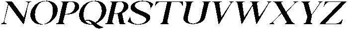 Galino Bold Ultra Exp Slanted otf (700) Font UPPERCASE