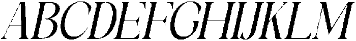 Galino Condensed Slanted otf (400) Font UPPERCASE