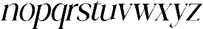Galino Condensed Slanted otf (400) Font LOWERCASE