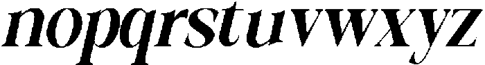 Galino Extra Bold Extra Cond Slanted otf (700) Font LOWERCASE