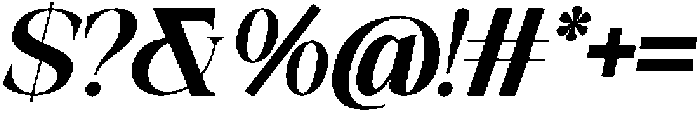 Galino Extra Bold Semi Cond Slanted otf (700) Font OTHER CHARS