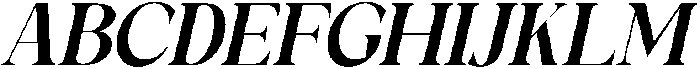 Galino Extra Bold Semi Cond Slanted otf (700) Font UPPERCASE