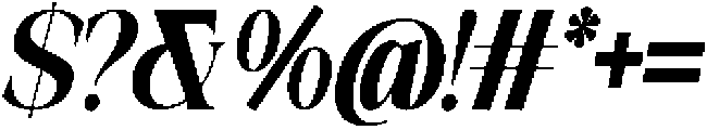 Galino Extra Bold Ultra Cond Slanted otf (700) Font OTHER CHARS