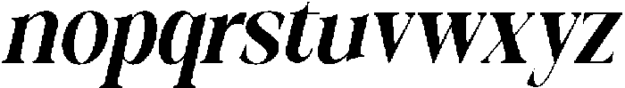 Galino Extra Bold Ultra Cond Slanted otf (700) Font LOWERCASE