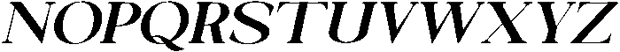 Galino Extra Bold Ultra Exp Slanted otf (700) Font UPPERCASE