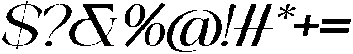 Galino Extra Exp Slanted otf (400) Font OTHER CHARS