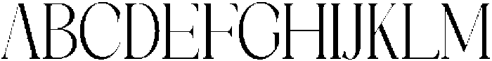 Galino Extra Light Condensed otf (200) Font UPPERCASE