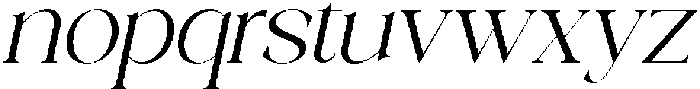Galino Extra Light Expanded Slanted otf (200) Font LOWERCASE