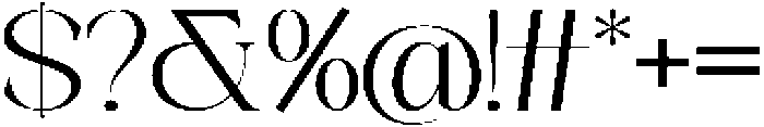 Galino Extra Light Expanded otf (200) Font OTHER CHARS