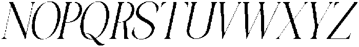Galino Extra Light Extra Cond Slanted otf (200) Font UPPERCASE